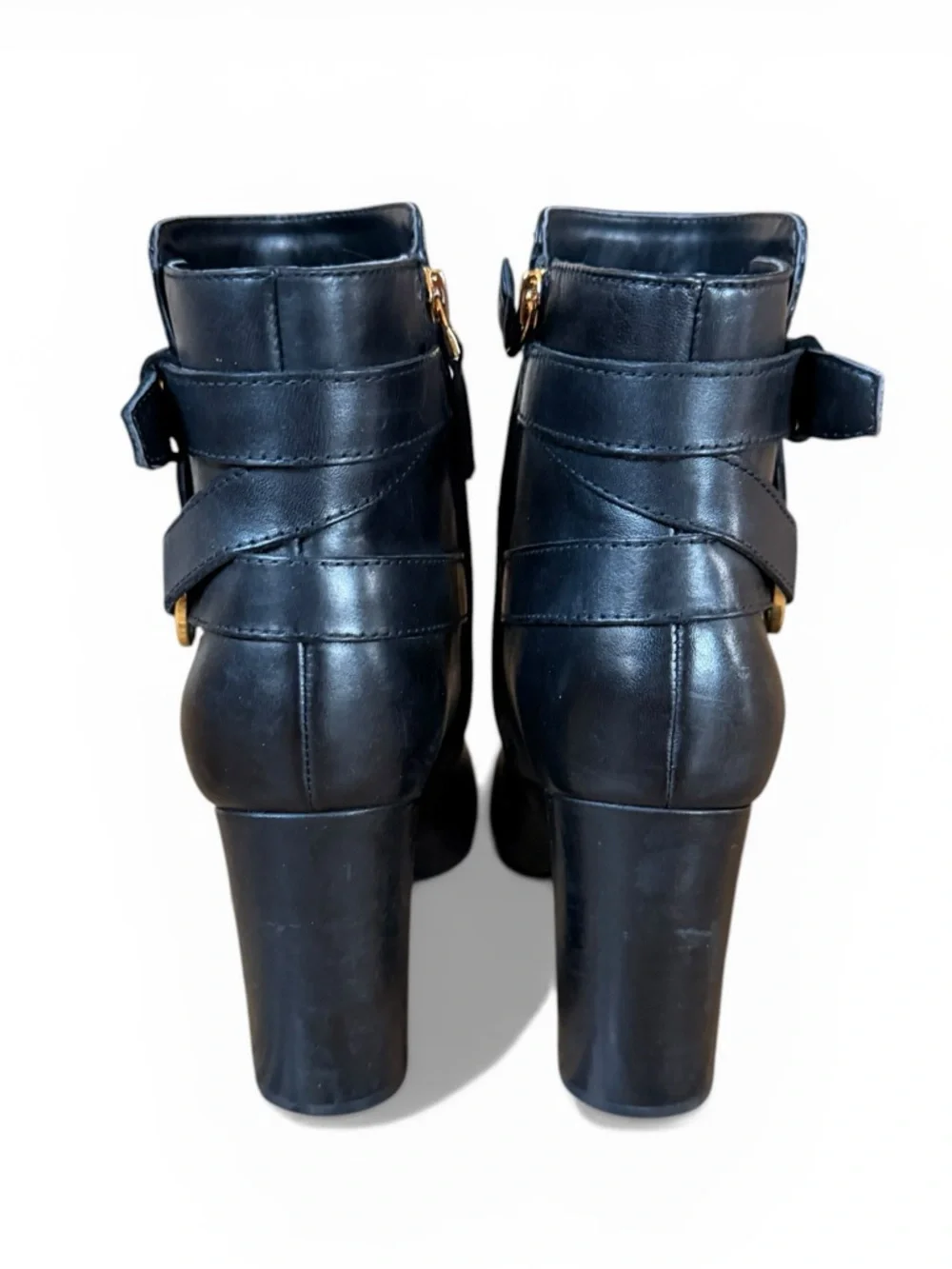 Lauren Ralph Lauren Womens Madelyn Leather Booties Ankle Boots - Picture 2 of 5